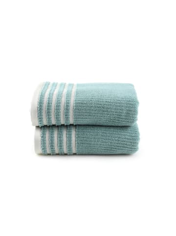 Elizabed 2-delige set: handdoeken turquoise