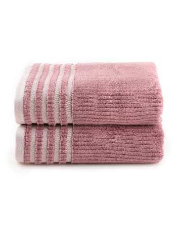 Elizabed Ręczniki prysznicowe (2 szt.) w kolorze jasnoróżowym