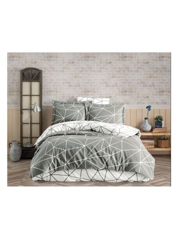 Elizabed Komplet pościeli renforcé w kolorze szarym