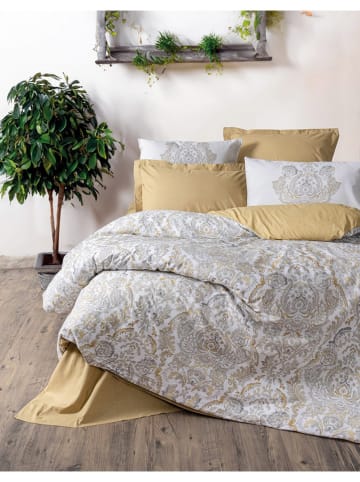 Elizabed Renforcé-Bettwäsche-Set in Beige