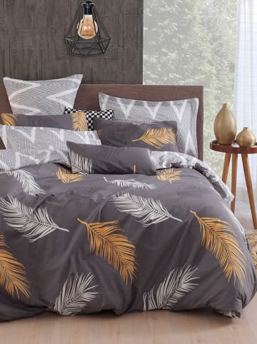 Elizabed Satijnen beddengoedset grijs