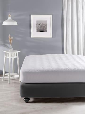 Elizabed Matrasbeschermer wit