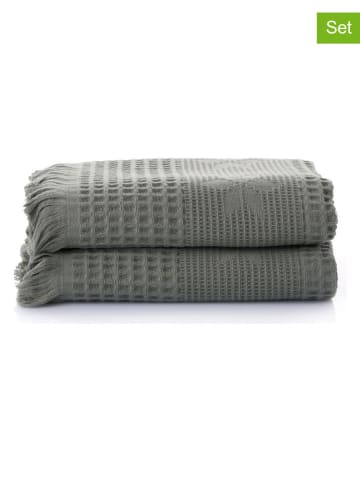 Elizabed Ręczniki prysznicowe (2 szt.) w kolorze khaki