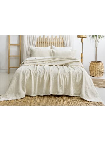 Elizabed 3-delige set: bedsprei en kussenhoezen "Silvia" crème