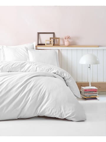 Elizabed Satijnen beddengoedset wit