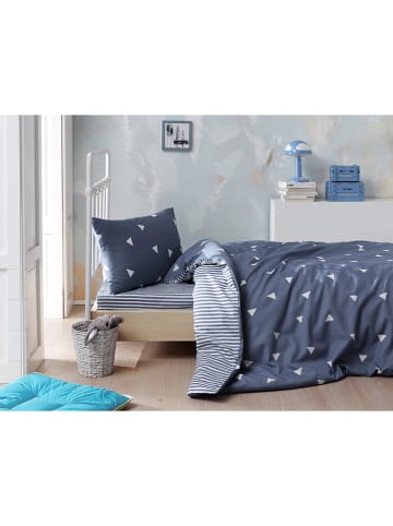 Elizabed Komplet pościeli "Ücgen" w kolorze granatowym