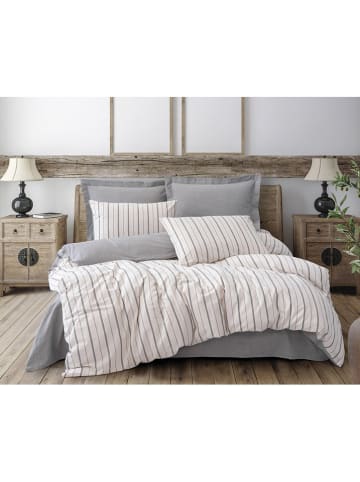 Elizabed Beddengoedset crème/grijs