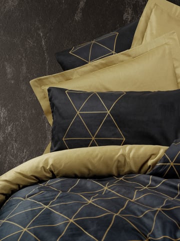 Elizabed Komplet pościeli renforcé "Veta" w kolorze złoto-czarnym