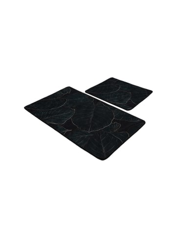 Elizabed Dywaniki łazienkowe (2 szt.) w kolorze granatowym