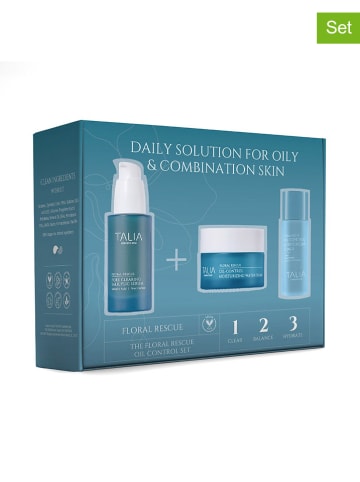 TALIA 3tlg. Gesichtspflege-Set: "Floral Rescue"
