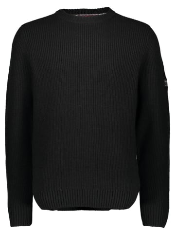 Petrol Industries Sweter w kolorze czarnym