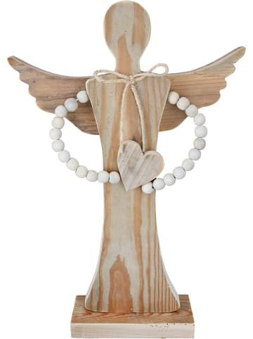 GILDE Dekoracja "Perla" w kolorze jasnobrązowym - wys. 41 cm