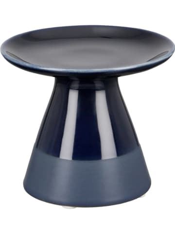 GILDE Kerzenleuchter, "Sky" in Dunkelblau - (H)10 cm