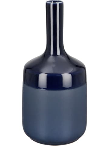 GILDE Vaas "Sky" donkerblauw - (H)20 cm