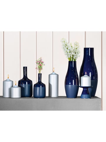 GILDE Vase "Sky" in Dunkelblau - (H)20 cm