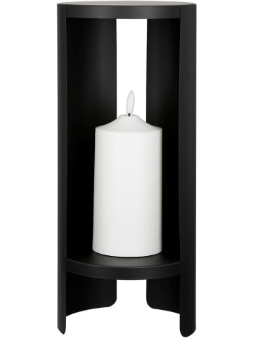 GILDE LED-Dekoobjekt "Shelter" in Schwarz - (H)36 cm