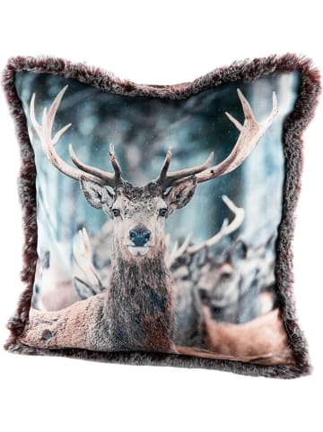 GILDE Kussen bruin - (L)45 x (B)45 cm