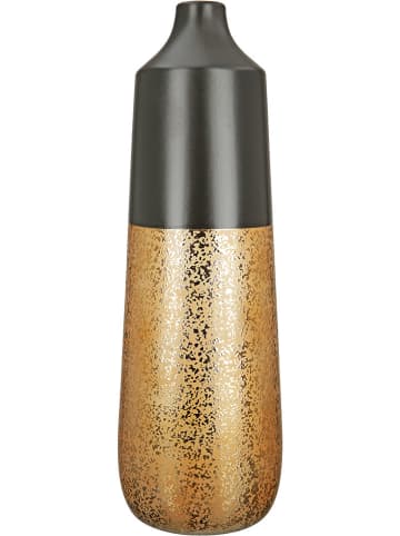 GILDE Wazon "Tomar" w kolorze złoto-czarnym - wys. 37,5 cm