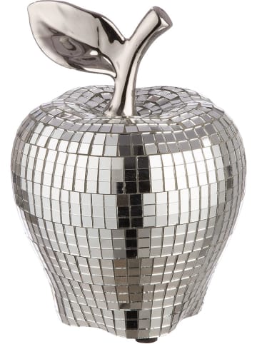 GILDE Deco-object "Disco Apfel" zilverkleurig - (H)22 cm