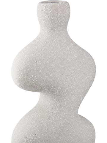 GILDE Vaas "Wave" grijs - (H)23 cm