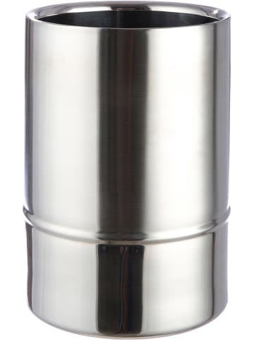 GILDE Flaschenkühler in Silber - (H)18 cm