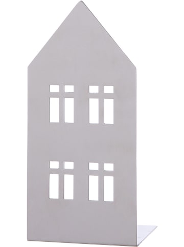 GILDE Świecznik "Casita" w kolorze srebrnym