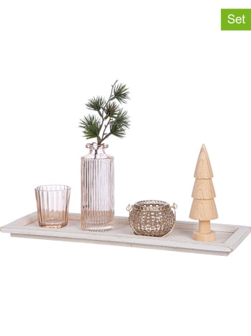 GILDE 6-częściowy zestaw dekoracyjny w różnych kolorach - 36 x 24 x 12,5 cm