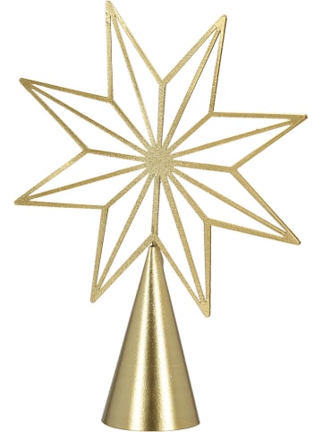 GILDE 6tlg. Deko-Set in Gold/ Rosé/ Hellbraun - (B)36 x (H)24 x (T)12,5 cm