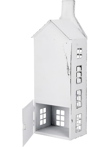 GILDE Lampion "Preso" w kolorze białym - 13 x 40 x 9 cm