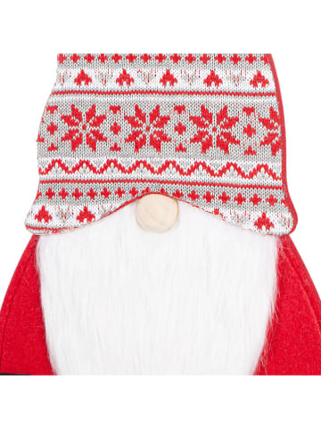 GILDE Dekoracja "Willy" w kolorze czerwono-białym - 30 x 67 x 6 cm