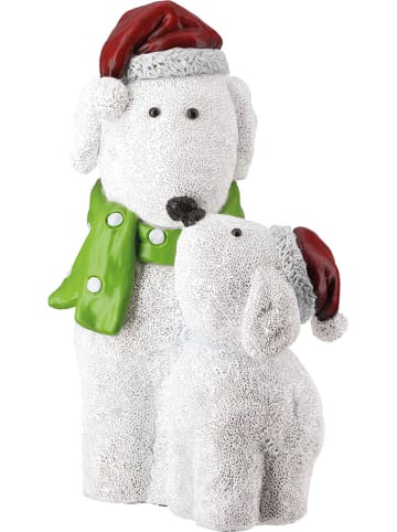 GILDE Decofiguur "Marley" wit - (B)16,5 x (H)21,5 x (D)12 cm