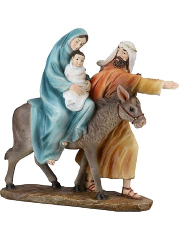 GILDE Rzeźba "Maria & Josef" ze wzorem - 21 x 20,5 x 8,5 cm