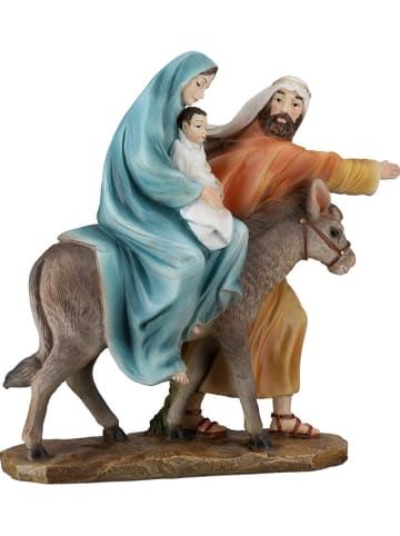 GILDE Rzeźba "Maria & Josef" ze wzorem - 21 x 20,5 x 8,5 cm