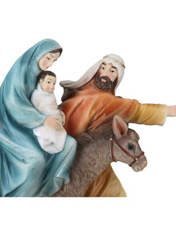 GILDE Sculptuur "Maria & Josef" meerkleurig - (B)21 x (H)20,5 x (D)8,5 cm