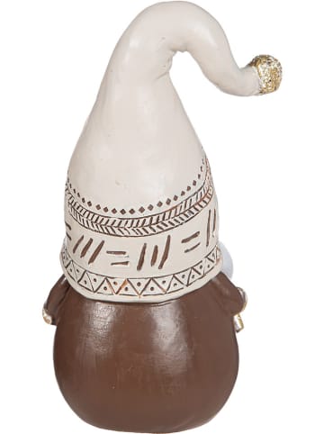 GILDE Figurka dekoracyjna "Bobby" w kolorze kremowo-brązowym - 11 x 20 x 9 cm