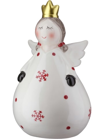 GILDE Figurka dekoracyjna "Tessa" w kolorze białym - 13 x 23 x 10 cm