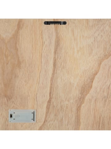 GILDE LED-Wandobjekt "Foneva" in Natur - (L)30 x (B)30 x (T)5 cm