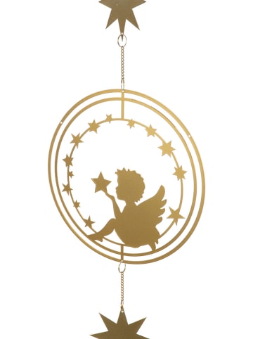 GILDE Girlande "Engelszauber" in Gold - (B)20 x (H)104 cm