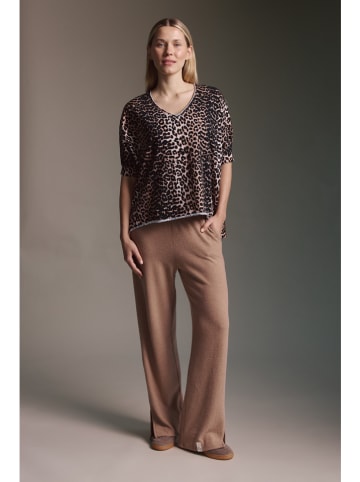 Cotton Candy Shirt lichtbruin/zwart