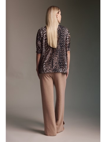 Cotton Candy Shirt lichtbruin/zwart