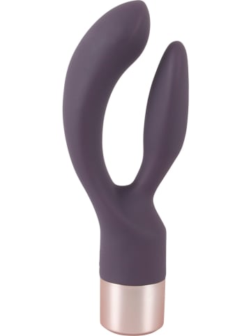 Orion Wibrator "Double Vibe" w kolorze fioletowym - dł. 15,2 cm