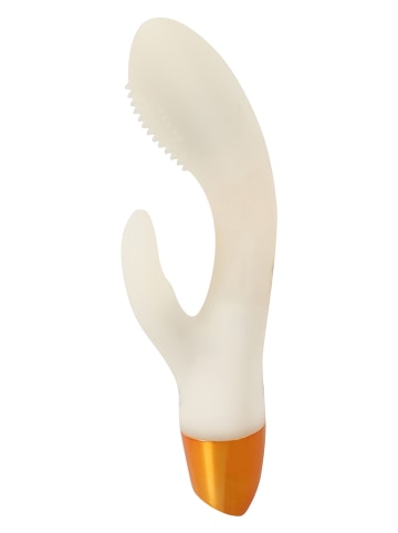 Orion Wibrator króliczek "GITD" w kolorze kremowym - dł. 19,5 cm