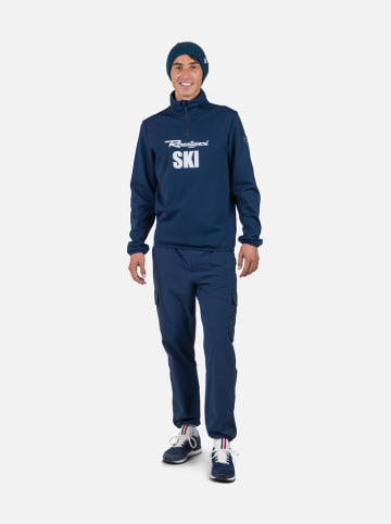 ROSSIGNOL Narciarska bluza polarowa "Signature" w kolorze granatowym