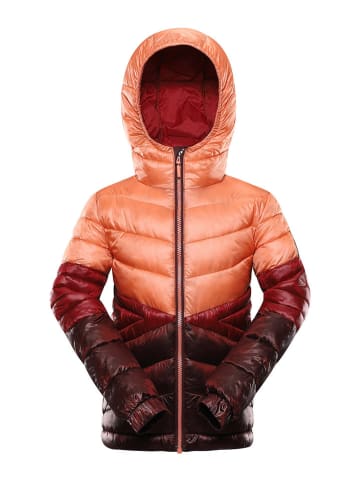 Alpine Pro Steppjacke "Roga" in Bordeaux/ Orange