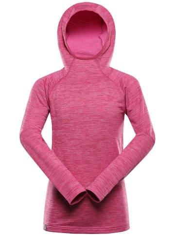 Alpine Pro Fleecehoodie "Rolto" in Pink