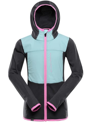 Alpine Pro Fleecejacke "Zollo" in Hellblau/ Schwarz