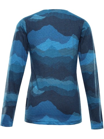 Alpine Pro Koszulka funkcyjna "Ecco 2" w kolorze niebieskim