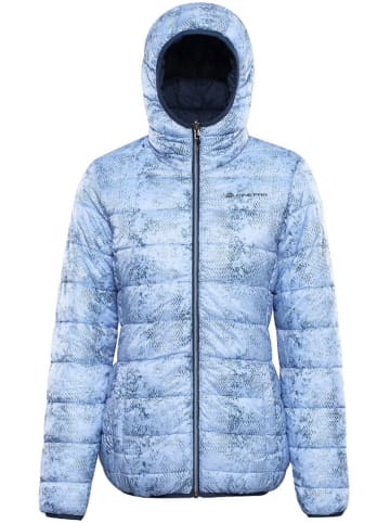Alpine Pro Dwustronna kurtka pikowana "Eroma" w kolorze granatowo-błękitnym
