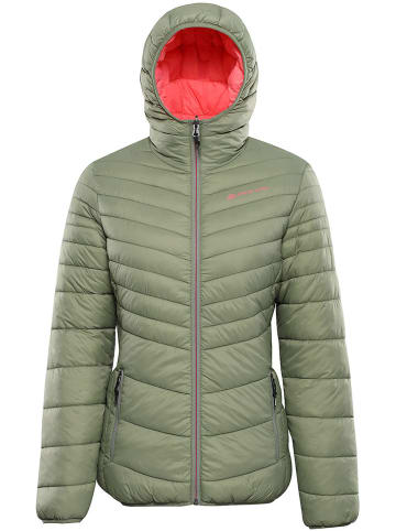Alpine Pro Wendesteppjacke "Eroma" in Oliv/ Pink 