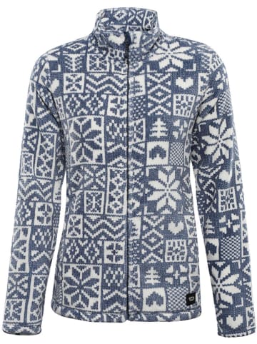 Alpine Pro Fleecejacke "Eflina" in Dunkelblau/ Weiß